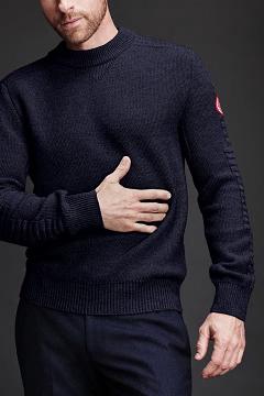 Ropa Canada Goose Hombre Outlet - Paterson Suéteres Azul Marino KW2067518